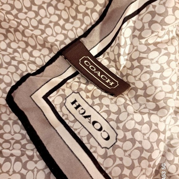 Coach Accessories - Coach Scarf Small CC Logo Signature
